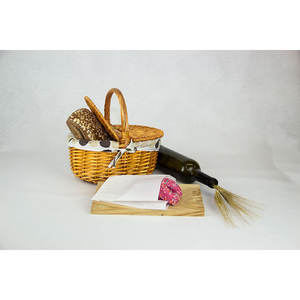 White 12+6x20cm 35gsm Grease-proof <b>Paper</b> Bag 1000pcs B2B - Product Image 1