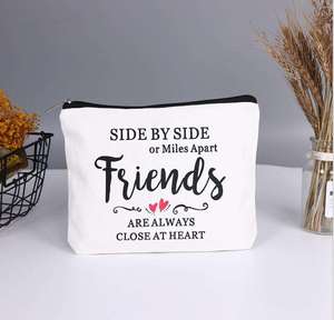 High-Quality Colorful Custom Logo <b>Travel</b> <b>Bag</b> for Makeup and Toiletries Cotton Cosmetic <b>Bags</b> and Cases - Product Image 6