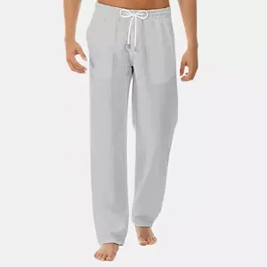 Pantalon homme 100% coton de qualité supérieure 2022 dernière conception vente en gros couleur personnalisée taille Style ODM - Product Image 2