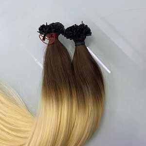 Haute qualité pointe plate Extensions de cheveux vietnamiens vierge humaine italienne kératine cuticule aligné Double dessiné usine exportation directe - Product Image 5