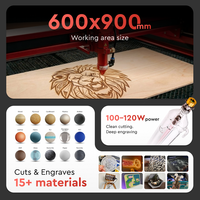 Wattsan 6090 PRO 600*900mm CO2 Laser Machine De Découpe Machine De Gravure Laser Graveur CNC pour Bois Tissu et Plus Professionnel