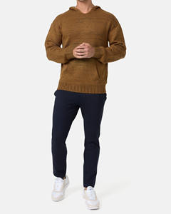 Sweat-shirts pour hommes en polyester 100% surdimensionnés, décontractés, d'hiver, à fermeture éclair intégrale, avec logo brodé personnalisé, teinture unie, délavé à la pierre - Product Image 6