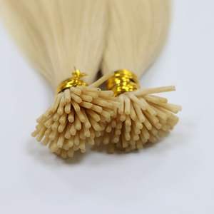 Extensiones de Cabello I-Tip 100% Cabello Humano Virgen Remy Pre-Adheridas con Queratina al por Mayor OEM ODM - Product Image 1