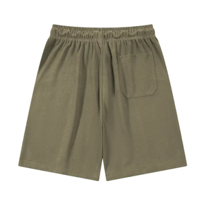 กางเกงคาร์โก้ลำลองเอวกลางสำหรับผู้ชาย, ผ้าฝ้ายผสมเชือกยางยืดลายสก๊อตกระเป๋าทรงหลวมกันยับ - Product Image 2