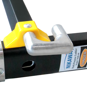 Échelles pliantes multi-usages en aluminium certifiées EN131, utilisées pour les entrepôts, les halls, les échafaudages télescopiques intérieurs, sûres - Product Image 3