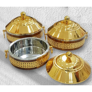 Réchauffeur d'aliments Casserole Équipement Réchauffeur de buffet Vaisselle Vaisselle Pot de service alimentaire Par Indian Metal World - Product Image 2