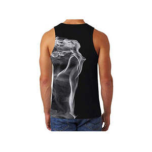 Men's Custom Loose <b>Fit</b> Sports Tank Top Breathable and Factory Rated Fitness Top - Product Image 4