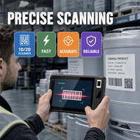 Tablette industrielle robuste CENAVA OEM 8 pouces, système Android 16, avec NFC, UHF RFID, 4G LTE, étanche, antichoc, portable