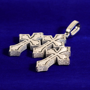 3 Inch Round Cut Moissanite Diamond 925 Silver Pendant <b>Necklace</b> Iced Out Hip Hop Jewelry <b>for</b> Men <b>Women</b> <b>for</b> Parties - Product Image 3