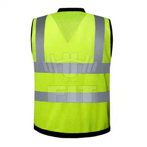 Vêtements de travail d'hiver haute visibilité pour hommes Gilet de sécurité Conception personnalisée Coton polyester respirant Service personnalisé OEM de haute qualité - Product Image 2