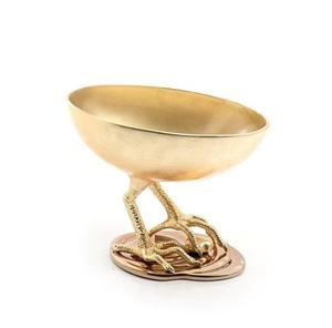 ชามโลหะเคลือบทองสำหรับงานแต่งงานและงานเลี้ยงสไตล์หรูหราใหม่ - Product Image 6