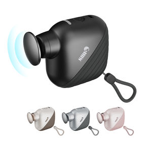 Mini pistola de masaje térmico de silicona portátil, masajeador de bolsillo para Fitness, Fascia muscular profunda negra, potenciador de pistola - Product Image 2