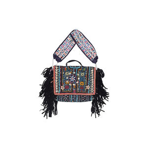 Sacs en jute bohème banjara légers, personnalisables, faits à la main, élégants et durables, pour femmes et filles, fermeture éclair, bas prix - Product Image 1