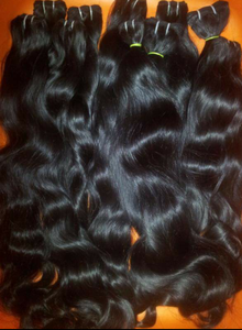 Estamos fabricando cabello de templo indio virgen sin procesar, con todas las cutículas alineadas, de un solo donante y cabello liso. - Product Image 5