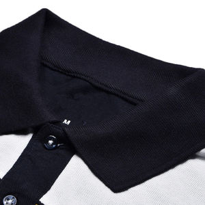 Polo personnalisé 100% coton de l'usine OEM pour hommes, vêtements de travail anti-rides à manches courtes, maillot doux et respirant personnalisé - Product Image 3