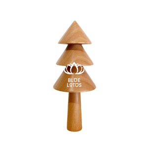 Blue Lotus Minimalist <b>Wooden</b> <b>Christmas</b> <b>Tree</b> Adding Natural Charm to Modern Holiday Decor 2024 - Product Image 1