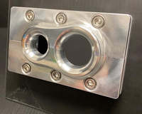 Support de ligne tressé double en acier inoxydable usiné CNC par électroérosion, pièces automobiles personnalisées pour le marché américain