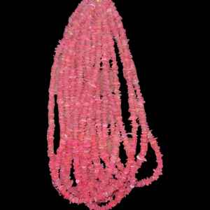 Perles non coupées d'opale éthiopienne rose brin 3mm puces de pépite brutes naturelles pour la fabrication de bijoux pierres précieuses en vrac pour la conception de collier à faire soi-même - Product Image 2