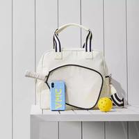 Sac de raquette de pickleball personnalisé avec logo, le plus vendu, en nylon, capacité 30-40L, portable, pour protéger la raquette, sports de padel en extérieur