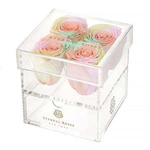 Madison Four Rose Minimalist Design Jewelry Box for Living Room Display Keepasg Gift Option - Product Image 1