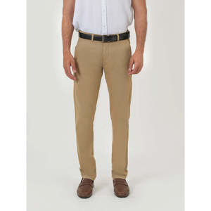 Pantalones Chinos RENATO 100% Algodón, Corte Slim, Duraderos, MC2286, Estilo Casual de Negocios, Corte Recto, Decoraciones con Cremallera, Cintura Media, Tela Oxford - Product Image 1