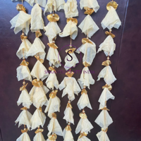 Décoration de mariage indien, cordes Gota Patti, glands, suspensions de porte, filets suspendus, bouquets, décoration de Diwali, décoration de Noël, suspensions de porte