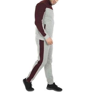 Vêtements de sport décontractés Ensembles de sport pour hommes Sweat à capuche zippé Survêtements pour hommes personnalisés Survêtement Vêtements de sport Couleur contrastée 100% coton - Product Image 4
