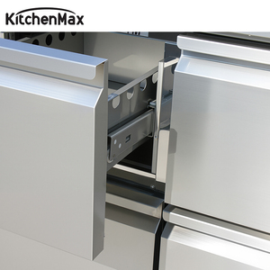 Réfrigérateur KitchenMax à basse température à 4 portes Reach-In 2-8 Capacité de 540L A ++ Efficacité énergétique Acier inoxydable 304 - Product Image 6