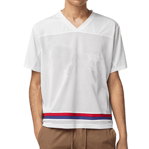 Camiseta de algodón de manga corta para gimnasio personalizada al por mayor, Camiseta ajustada con cuello redondo para mujer, camisetas de malla transpirable, camiseta cuadrada de gran tamaño - Product Image 6