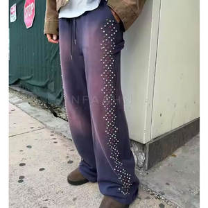 Style de travail hommes pantalon décontracté avec tissu solide et ajustement facile idéal pour la routine dans le prix de gros - Product Image 1