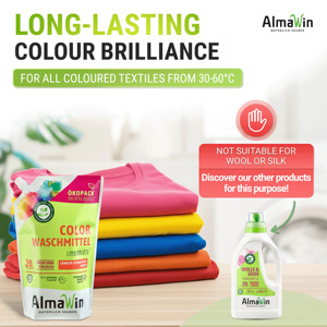 Détergent liquide pour linge AlmaWin RTS 3 couleurs 1,5L Eco Pack 20 lavages Parfum Fleur de Tilleul Nettoyage Éclatant Bébé - Product Image 3