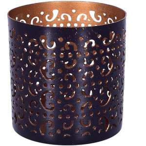 Iluminación con acabado negro de primera calidad, decoración del hogar, nuevo diseño, portavelas con forma de Metal de hierro, fabricación de velas votivas de vidrio, 7 días - Product Image 2