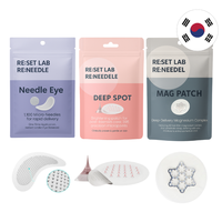 Patchs faciaux micro-aiguilletés premium infusés à l'acide salicylique et à l'acide hyaluronique, masque en tissu anti-âge, fabrication coréenne garantie