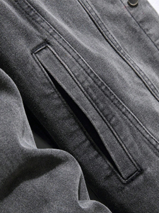 Vestes en jean pour hommes avec personnalisation complète Veste en jean pour hommes de style sport personnalisé pour les activités de plein air - Product Image 4