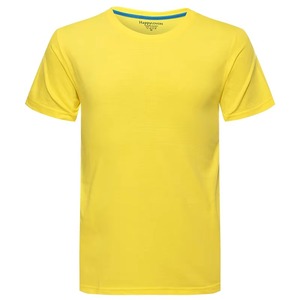 เสื้อยืดผู้ชายสีทึบ2025ใหม่ฤดูร้อนโลโก้ที่กำหนดเองผ้าฝ้ายแท้เสื้อฮิปฮอปลำลอง - Product Image 5