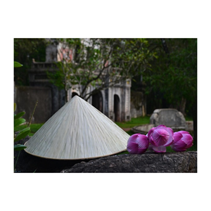 หมวกทรงกรวยใบปาล์มเวียดนามแบบดั้งเดิมขายดีทำด้วยมือจากฟางสีที่กำหนดเอง - Product Image 5