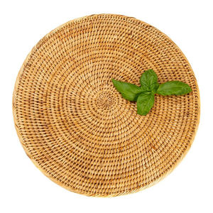 Mantel Individual de ratán ecológico duradero, placa de cargador artesanal/Decoración de pared para boda/mesa de comedor, alfombrillas y almohadillas empotradas - Product Image 4