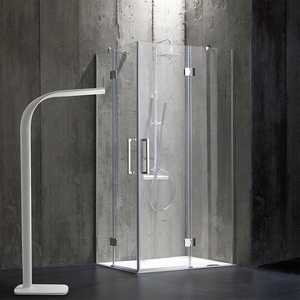 Cabine de douche Lion 70X100, verre 6 mm sans cadre, rideaux de douche élégants - Product Image 2