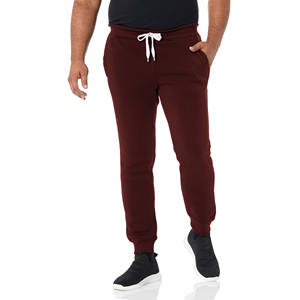 Pantalons pour hommes personnalisés polaire athlétique entraînement Jogger pantalons de survêtement hommes poche zippée cordon Gym Joggers pantalons pour hommes - Product Image 1