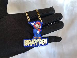 Collana con Ciondolo Personalizzato a Forma di Gatto con Nome in Acciaio Inossidabile Dorato e Zirconi Cubici Gioielli alla Moda per Bambine Regalo - Product Image 3