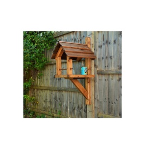 Pajareras de madera Premium resistentes a la intemperie con encantadores diseños rústicos para atraer pájaros a su jardín y patio trasero - Product Image 1