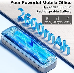 Phomemo M834 A4 intravel kablosuz taşınabilir termal yazıcı 300Dpi seyahat için telefon ve dizüstü bilgisayarlar ile uyumlu/ofis/ev - Product Image 5