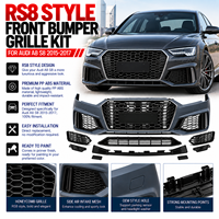 Kit de calandre de pare-chocs avant style RS8 pour Audi A8 S8 2015-2017 PP ABS