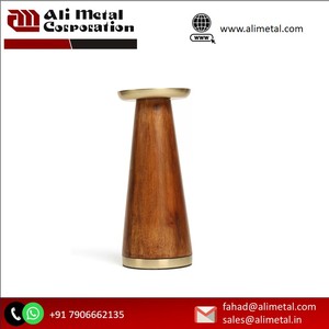 <b>Candle</b> <b>Holder</b> Stand Natural Wood <b>Candle</b> <b>Holder</b> For Home Decor Wedding Party Table Top Candlesticks Custom Design Available - Product Image 3