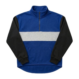 Sudadera con capucha de forro polar cepillado 100% algodón, cómoda, con cremallera de 1/4, logotipo estampado y bordado, precio mayorista para granja ovejera - Product Image 6