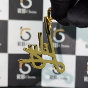 Pendentif Hip Hop unisexe en or plaqué 14 carats de style glacé, certifié IGI, diamant taille brillant VVS, cadeau pour les occasions - Product Image 4