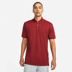 Camisetas personalizadas de tela de algodón 100%, polos para hombre, polos bordados de secado rápido, camisas de punto portátiles sólidas - Product Image 1