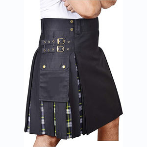 Tartan Kilt 5 Yard pour Hommes 2025 Nouveau Design Kilt Avec Bracelet En Cuir Prix Pas Cher Kilt Disponible - Product Image 1