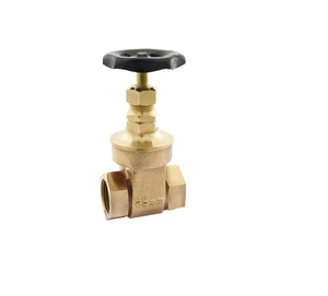 Vanne à boisseau sphérique en bronze à corps intégré avec bonnet vissé/à siège arrière, pression d'essai 1,5 Mpa, taille 11/2, extrémités femelles vissées, haute durabilité - Product Image 1