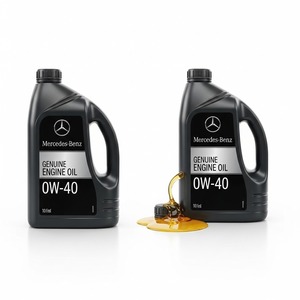 Liquidación caliente Mercedes Benz 0W40 Aceite de motor totalmente sintético Lubricación Premium API SN para automóviles de pasajeros Clima duro pesado - Product Image 2